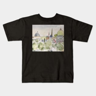 Rooftops CityScape Kids T-Shirt